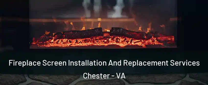  Fireplace Screen Installation And Replacement Services Chester - VA