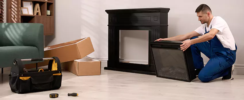 Old Rusted Metal Fireplace Repair And Replacement in Chester, VA