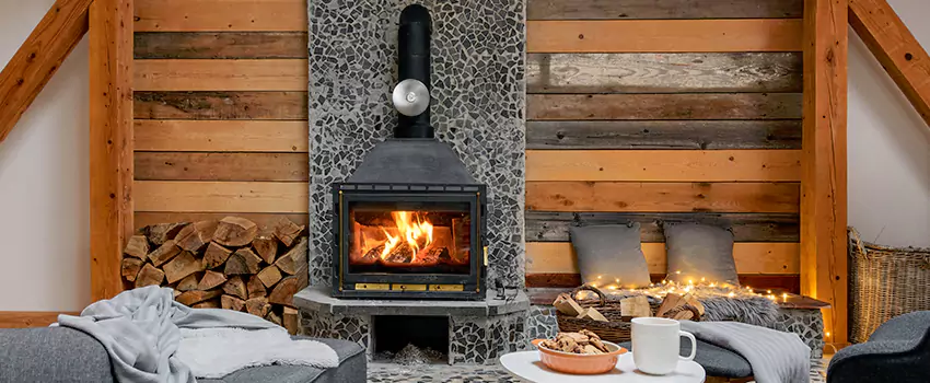 Thelin Hearth Products Direct Vent Gas Stove Fireplace Inspection in Chester, Virginia